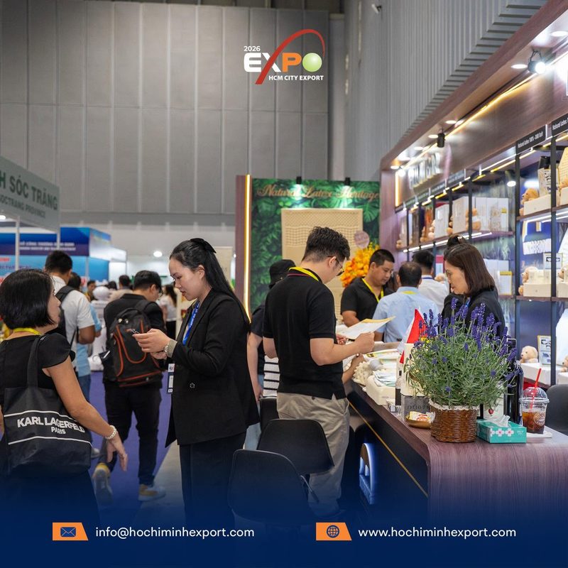 Product presentation at HCMC EXPORT
