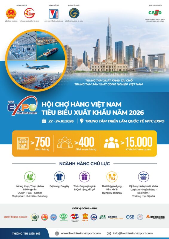 Bìa brochure HCM CITY EXPORT 2026