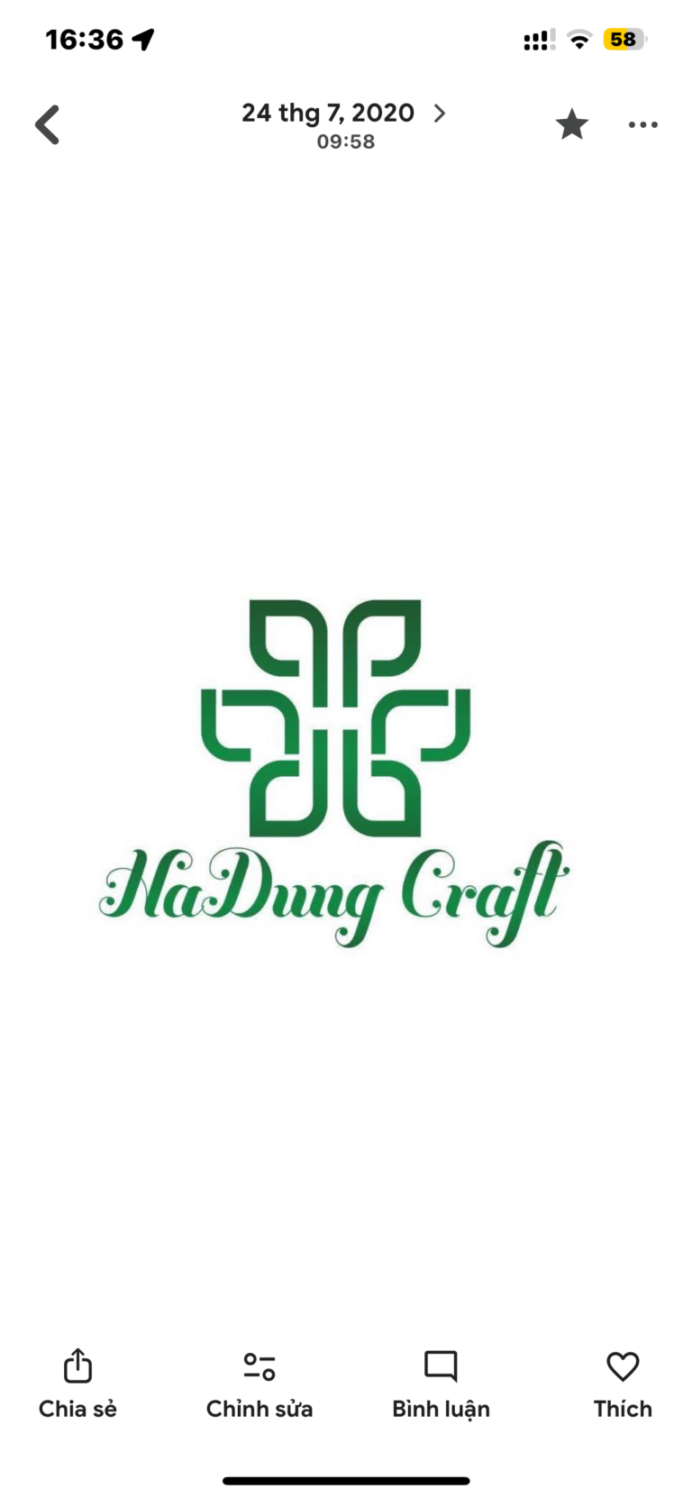 Logo Công ty TNHH Thủ Công Mỹ Nghệ và Thương Mại Hà Dũng